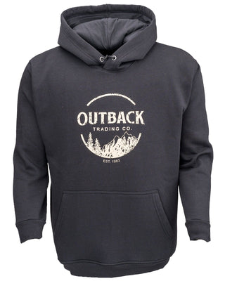 Outback Trading Co (NZ) Outback Hoodie Black / Small 40281-BLK-SM